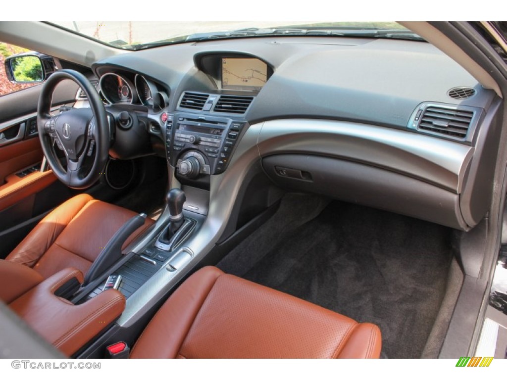 2010 Acura TL 3.7 SH-AWD Technology Umber Brown Dashboard Photo #85456317
