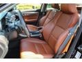 2010 Acura TL Umber Brown Interior Front Seat Photo
