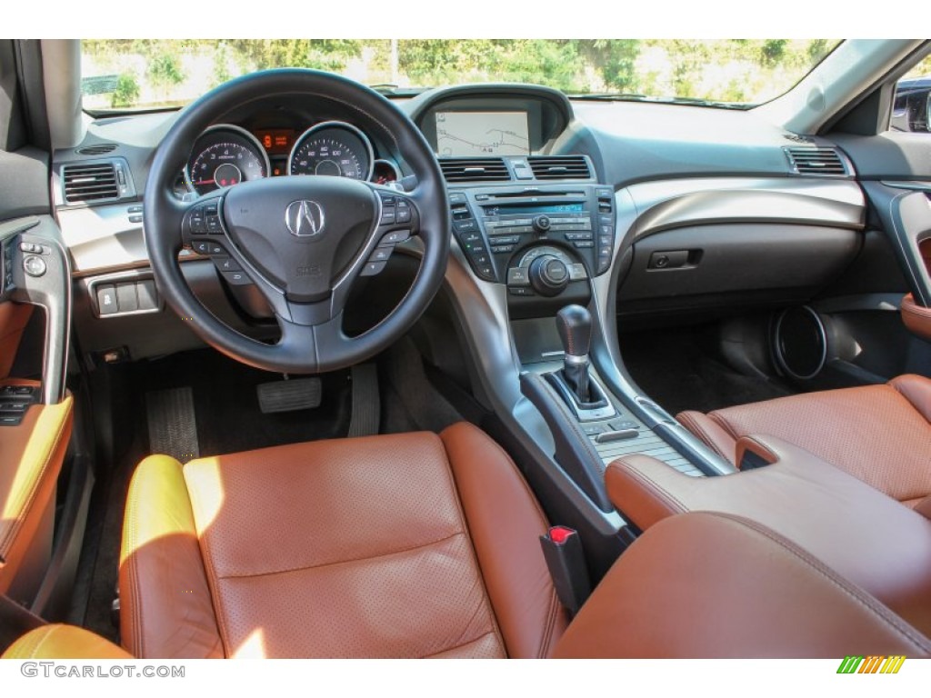 Umber Brown Interior 2010 Acura TL 3.7 SH-AWD Technology Photo #85456494