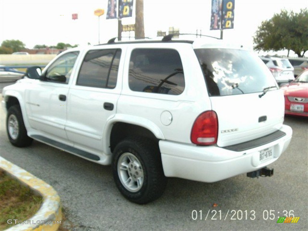 2000 Durango SLT 4x4 - Bright White / Mist Gray photo #1