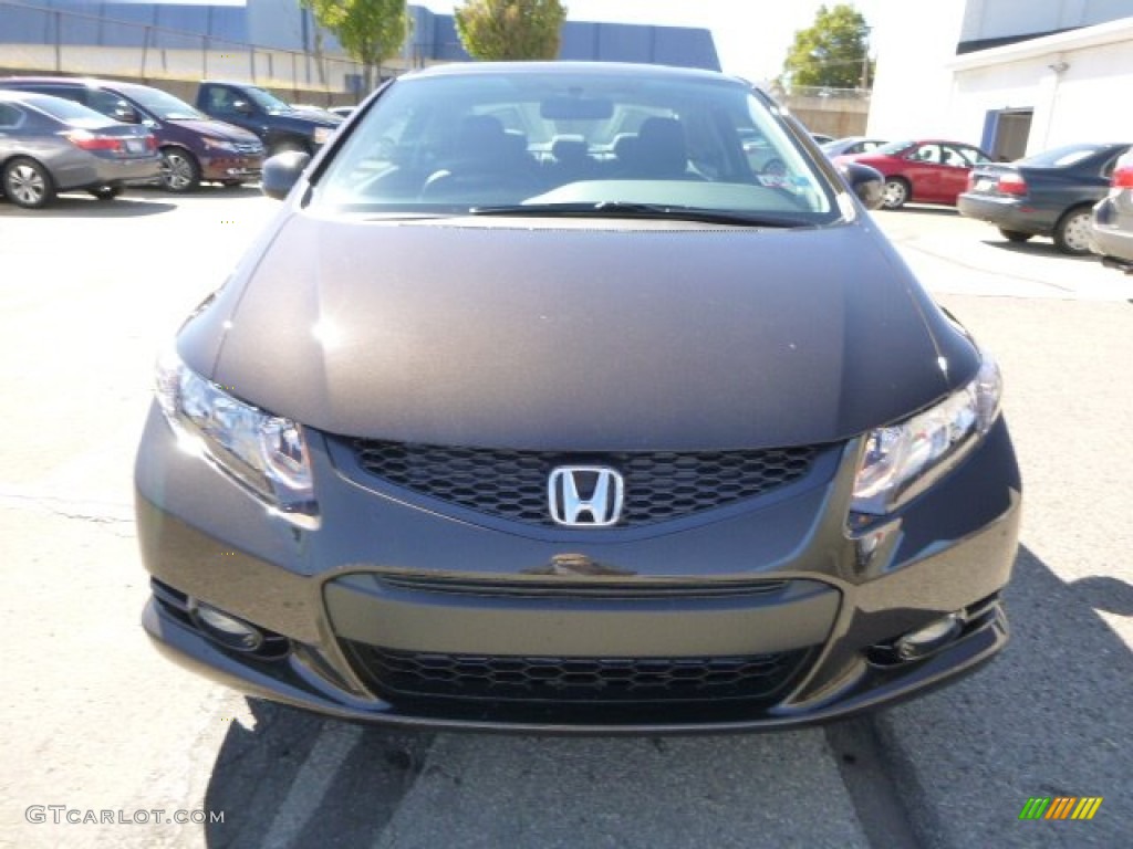 Kona Coffee Metallic 2013 Honda Civic EX-L Coupe Exterior Photo #85457040