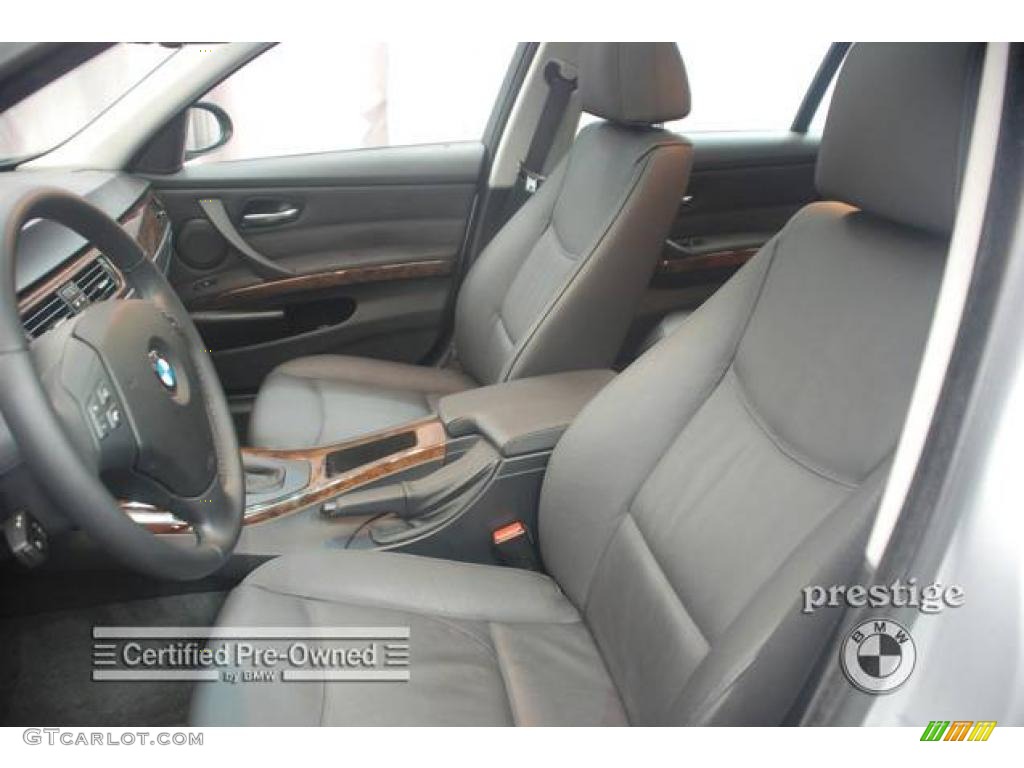 2007 3 Series 328i Sedan - Titanium Silver Metallic / Black photo #12