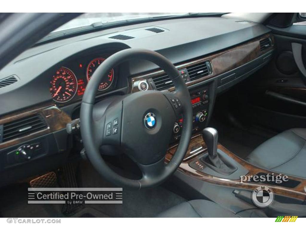 2007 3 Series 328i Sedan - Titanium Silver Metallic / Black photo #15