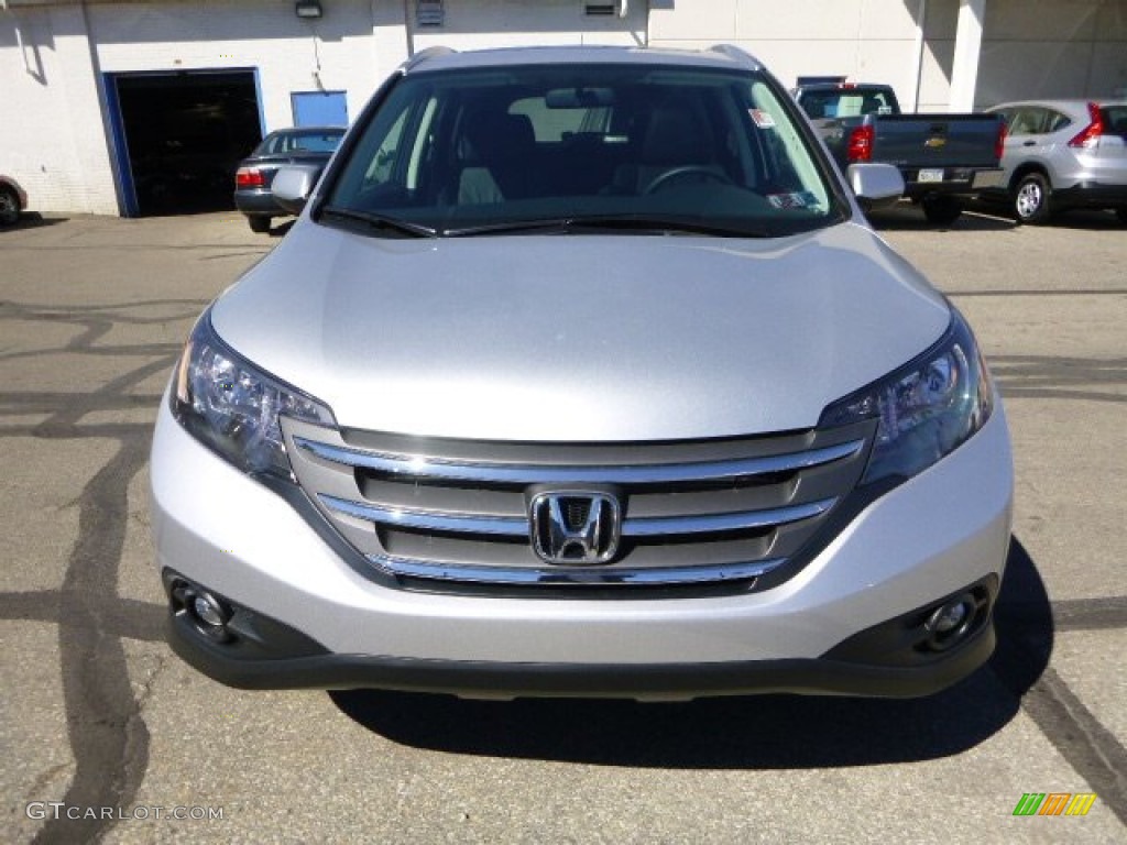 2013 CR-V EX-L AWD - Alabaster Silver Metallic / Black photo #8