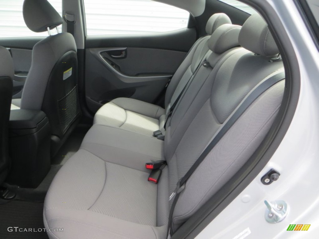 2013 Elantra GLS - Shimmering Air Silver / Gray photo #18