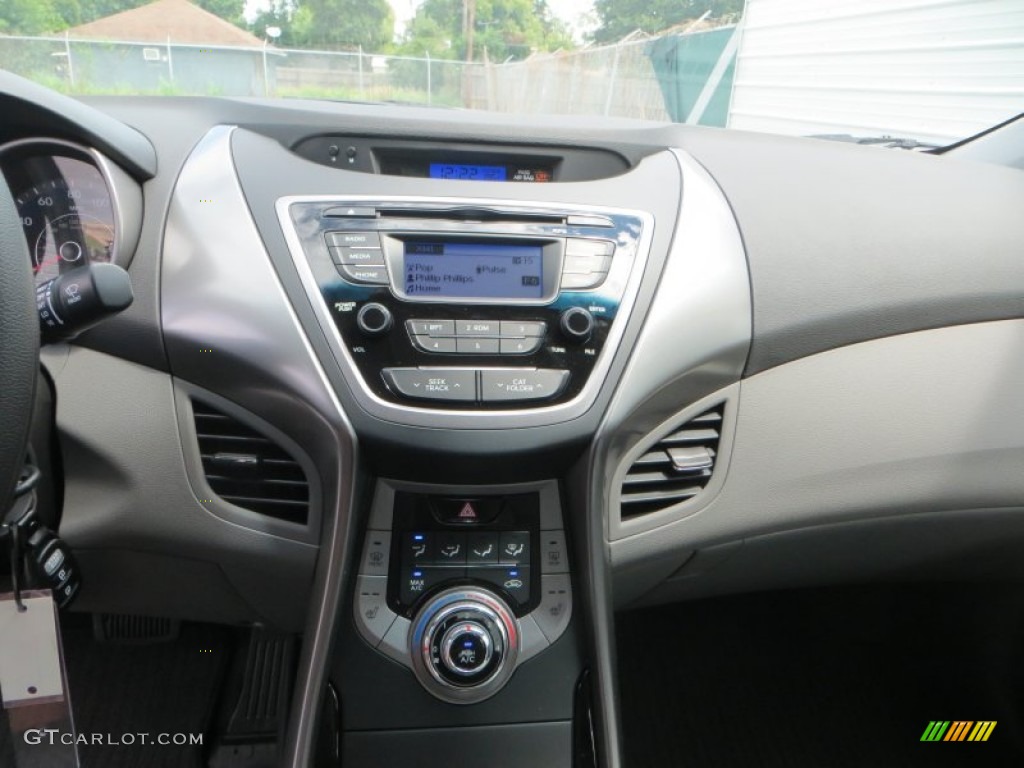 2013 Elantra GLS - Shimmering Air Silver / Gray photo #25