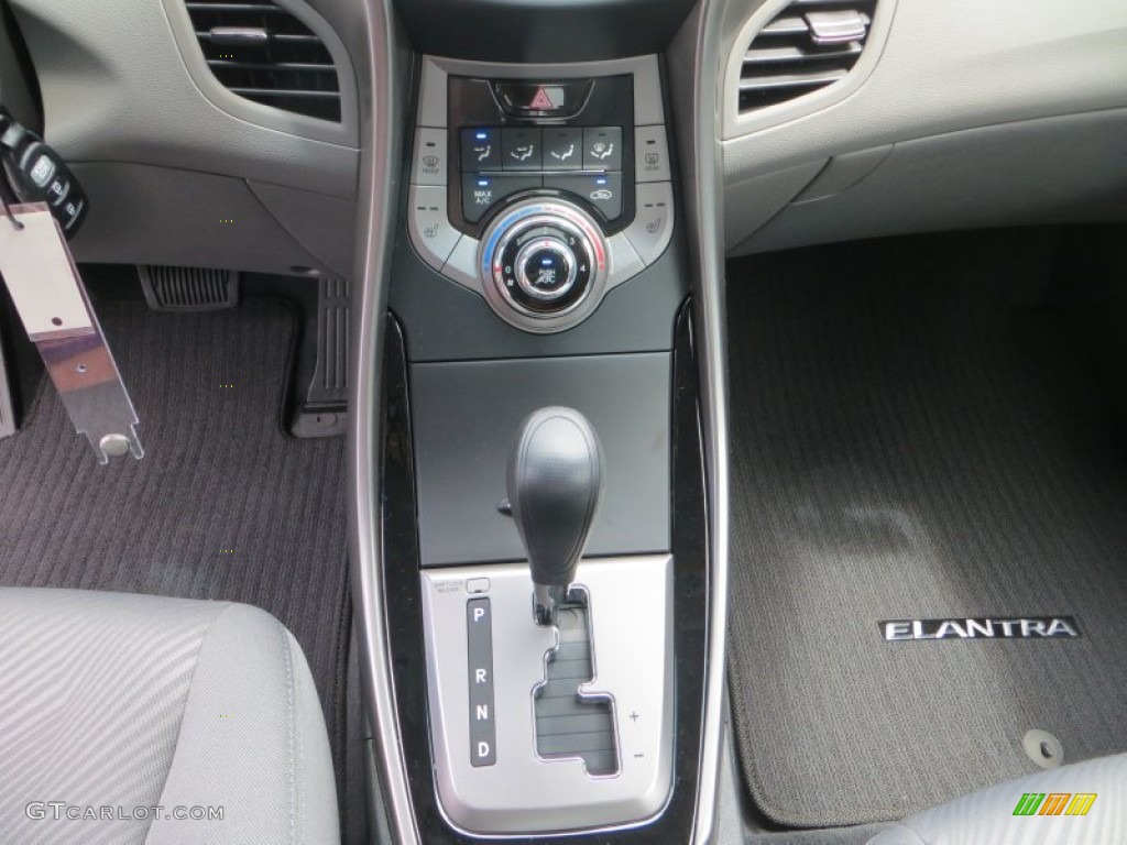 2013 Elantra GLS - Shimmering Air Silver / Gray photo #26