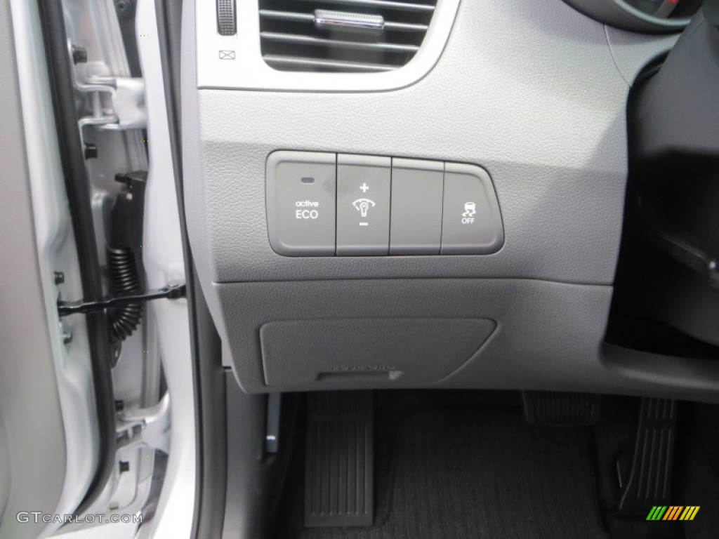 2013 Elantra GLS - Shimmering Air Silver / Gray photo #29