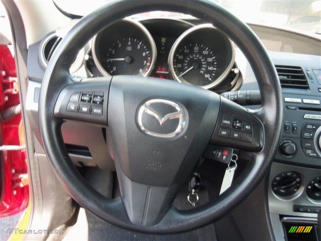 2011 MAZDA3 i Touring 4 Door - Velocity Red Mica / Black photo #14