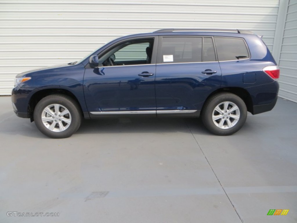 2013 Highlander SE - Nautical Blue Metallic / Black photo #6