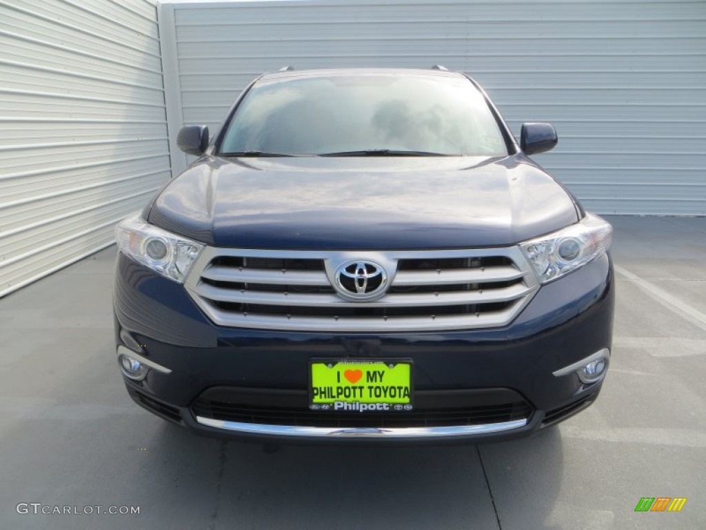 2013 Highlander SE - Nautical Blue Metallic / Black photo #8