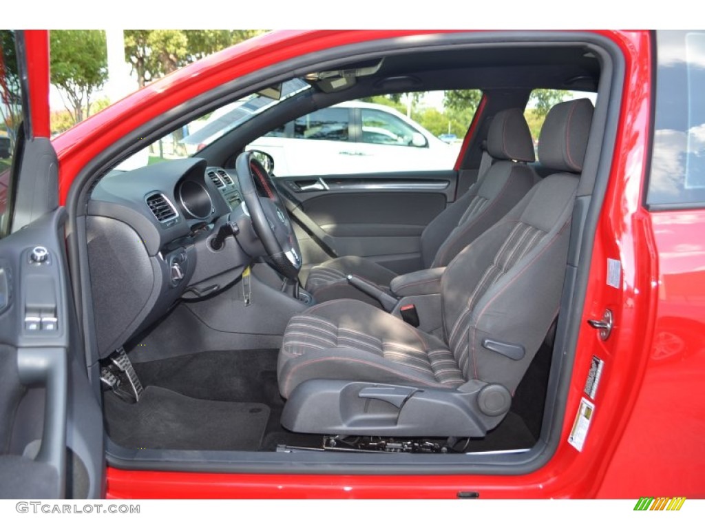 2010 GTI 2 Door - Tornado Red / Titan Black Leather photo #9
