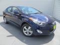 2013 Indigo Night Hyundai Elantra GLS  photo #2