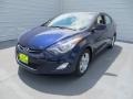 2013 Indigo Night Hyundai Elantra GLS  photo #8