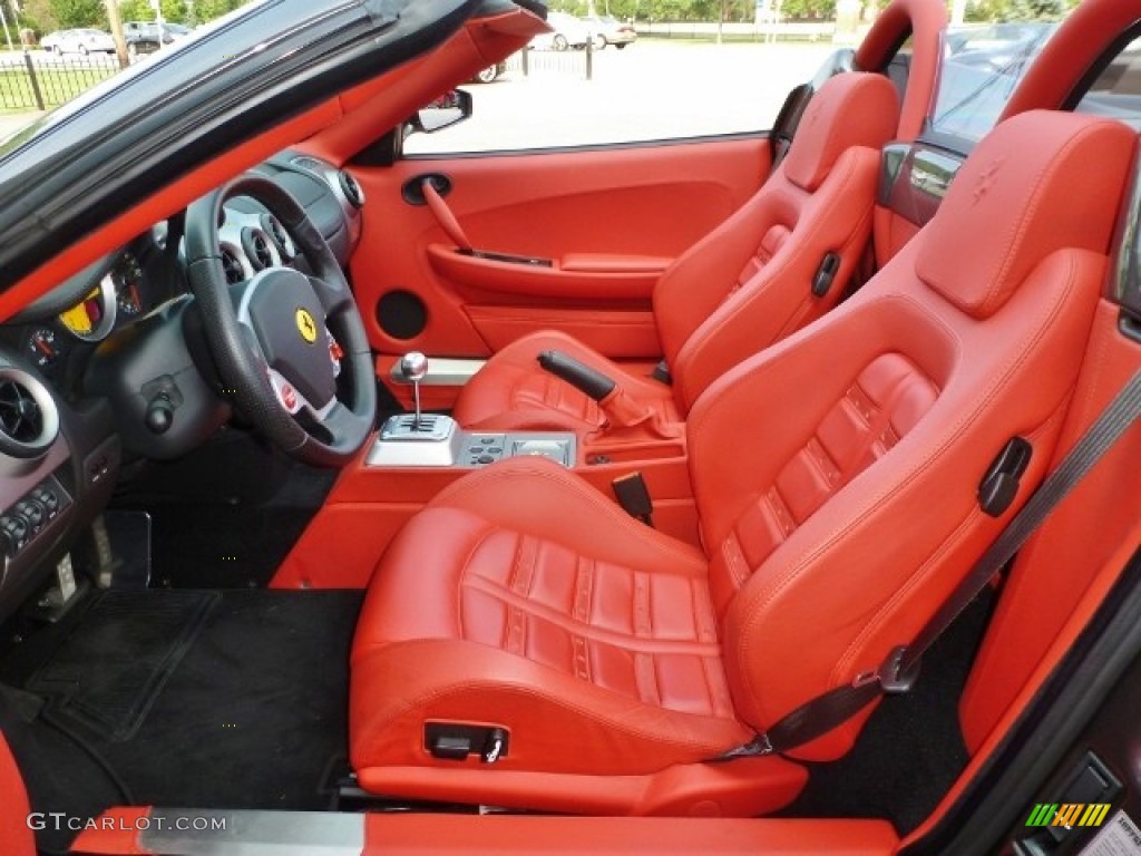 Red Interior 2008 Ferrari F430 Spider Photo #85462930