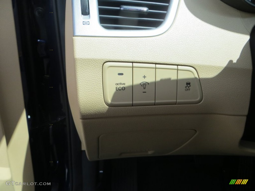 2013 Elantra GLS - Indigo Night / Beige photo #31