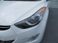 2013 Shimmering White Hyundai Elantra Limited  photo #11