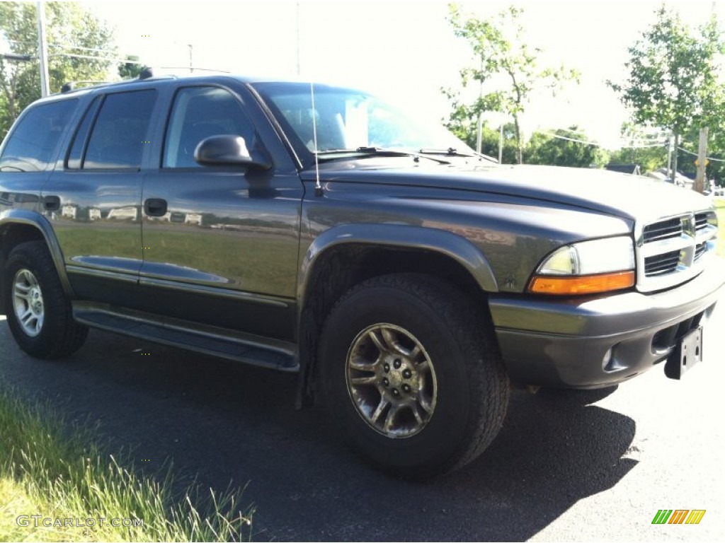 2003 Durango SLT 4x4 - Graphite Metallic / Dark Slate Gray photo #4
