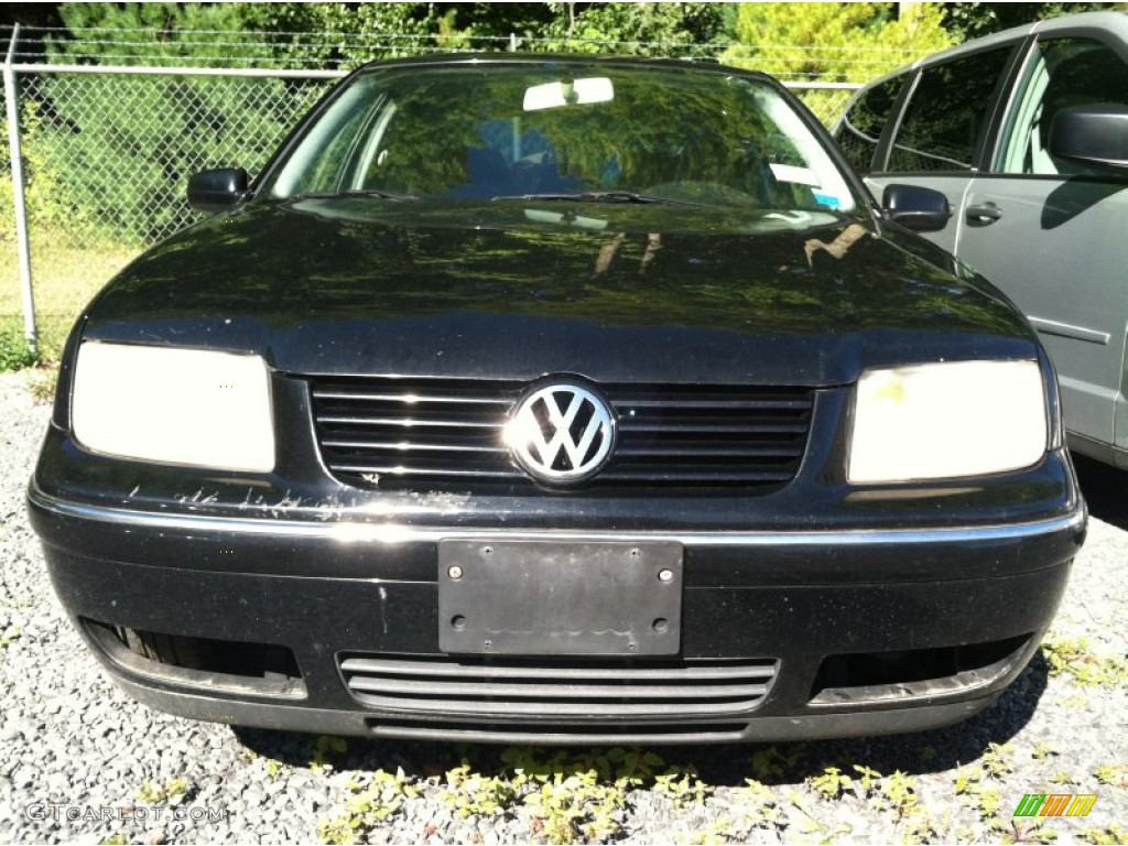 2004 Jetta GL Sedan - Black / Black photo #3