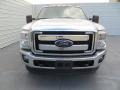 White Platinum Metallic Tri-Coat - F350 Super Duty Lariat Crew Cab 4x4 Dually Photo No. 8