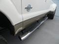 White Platinum Metallic Tri-Coat - F350 Super Duty Lariat Crew Cab 4x4 Dually Photo No. 11