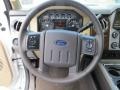 White Platinum Metallic Tri-Coat - F350 Super Duty Lariat Crew Cab 4x4 Dually Photo No. 37