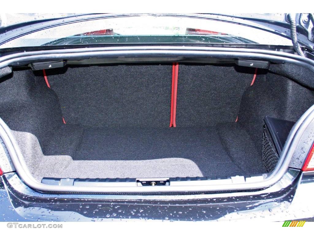 2008 1 Series 135i Coupe - Black Sapphire Metallic / Coral Red photo #9