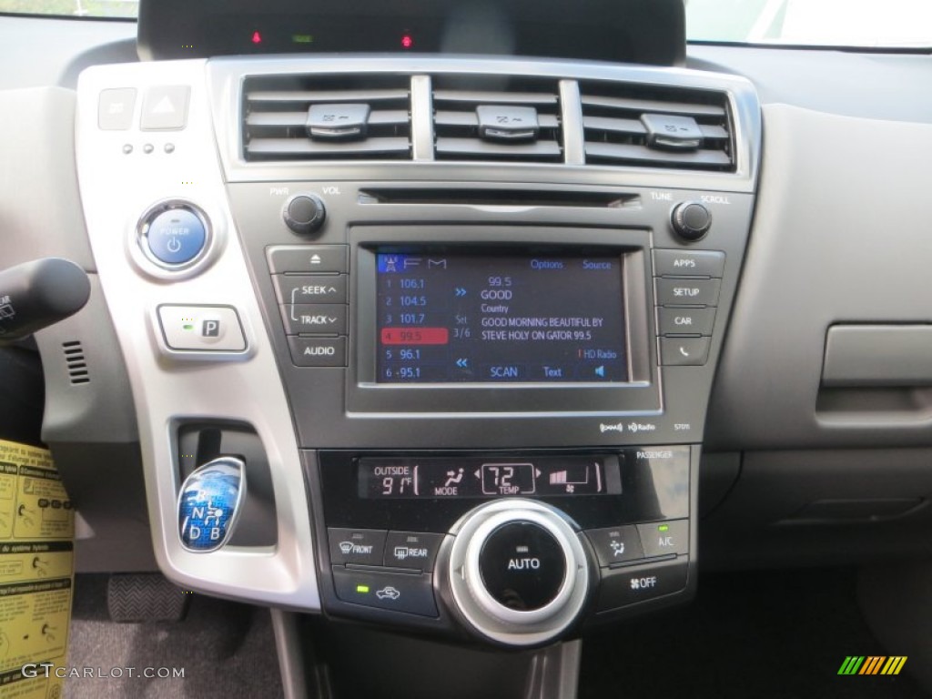 2013 Prius v Three Hybrid - Magnetic Gray Metallic / Dark Gray photo #31