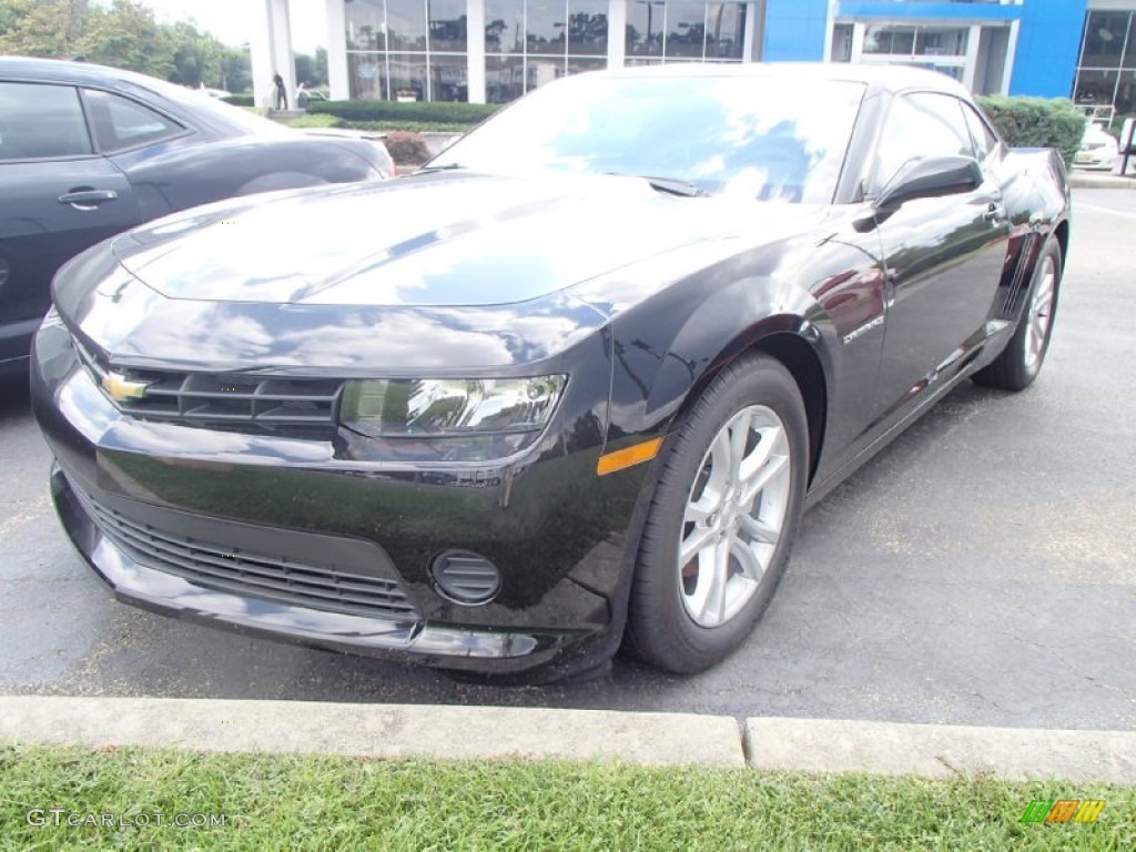 2014 Camaro LS Coupe - Black / Black photo #1