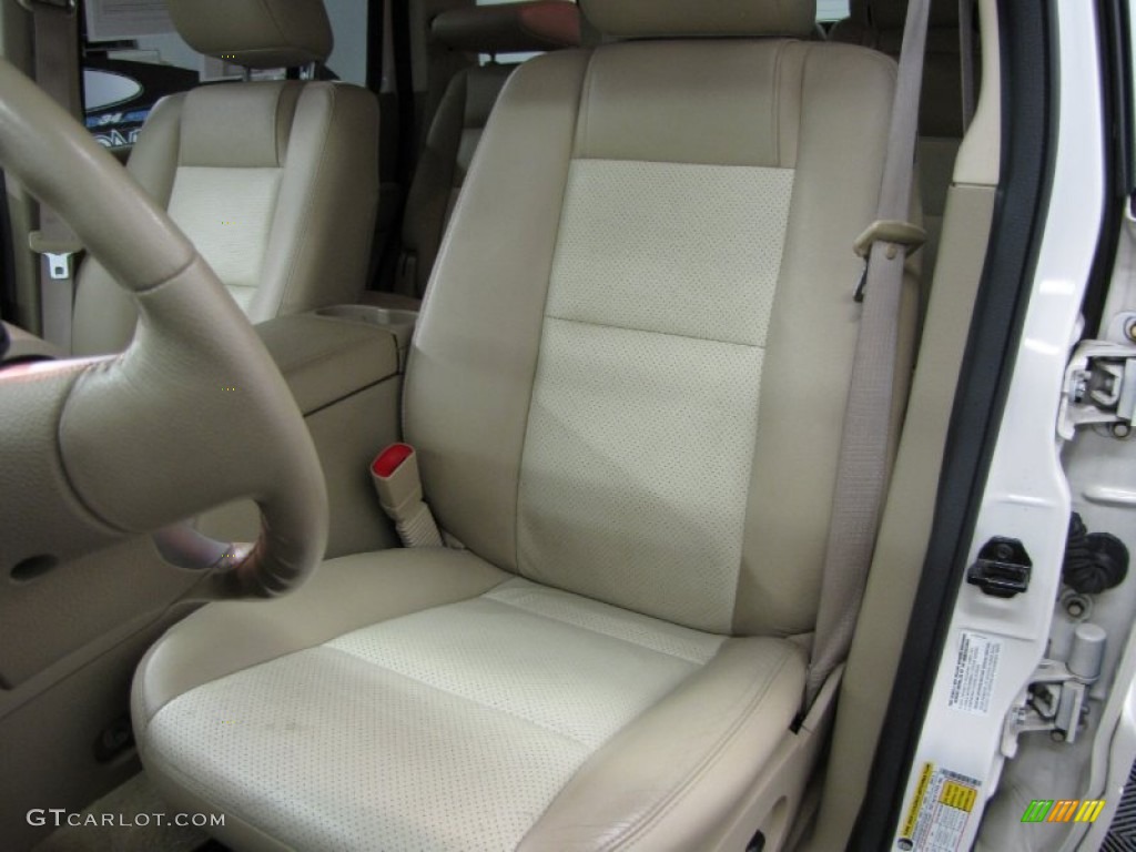 2009 Mountaineer Premier AWD - White Suede / Camel/Sand photo #7