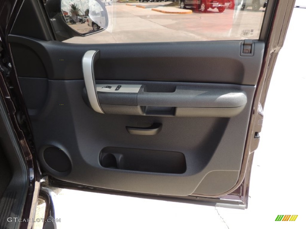 2009 Sierra 1500 SLE Extended Cab - Dark Crimson Metallic / Ebony photo #7