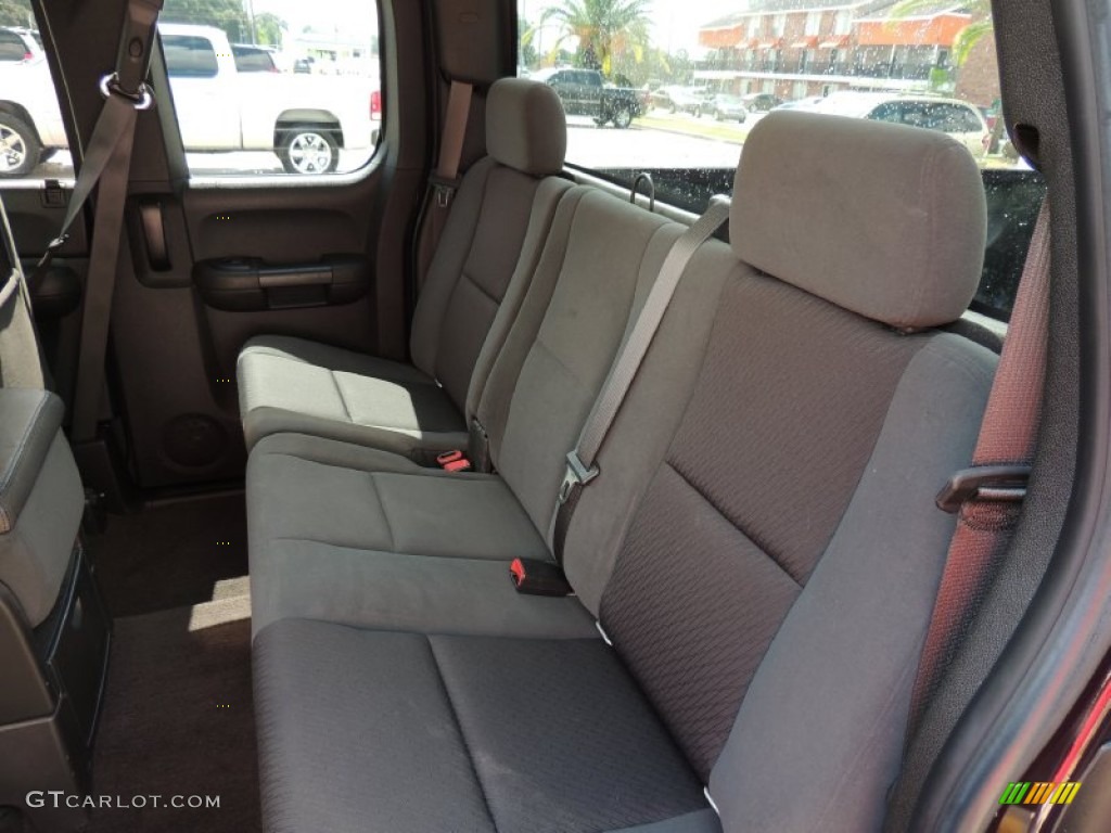 2009 Sierra 1500 SLE Extended Cab - Dark Crimson Metallic / Ebony photo #10