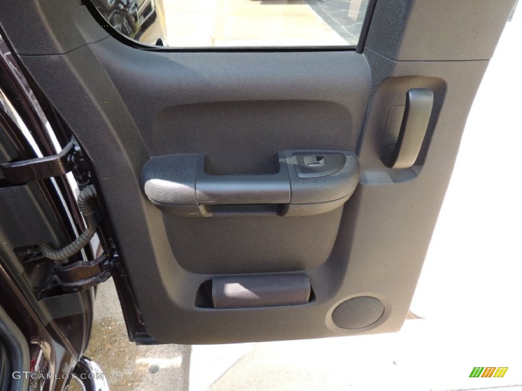 2009 Sierra 1500 SLE Extended Cab - Dark Crimson Metallic / Ebony photo #11