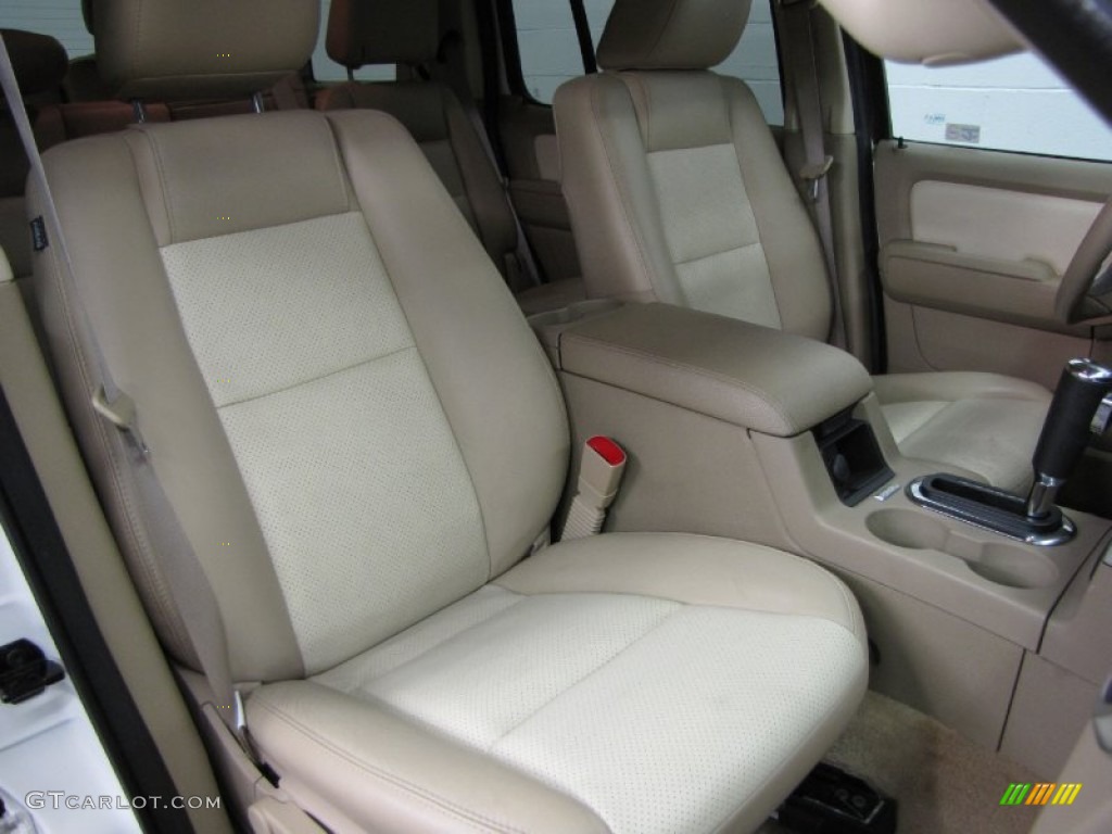 2009 Mountaineer Premier AWD - White Suede / Camel/Sand photo #12