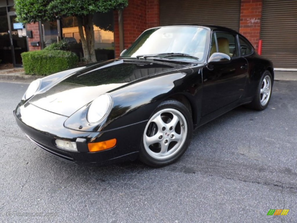 1995 911 Carrera Coupe - Black / Cashmere Beige photo #5