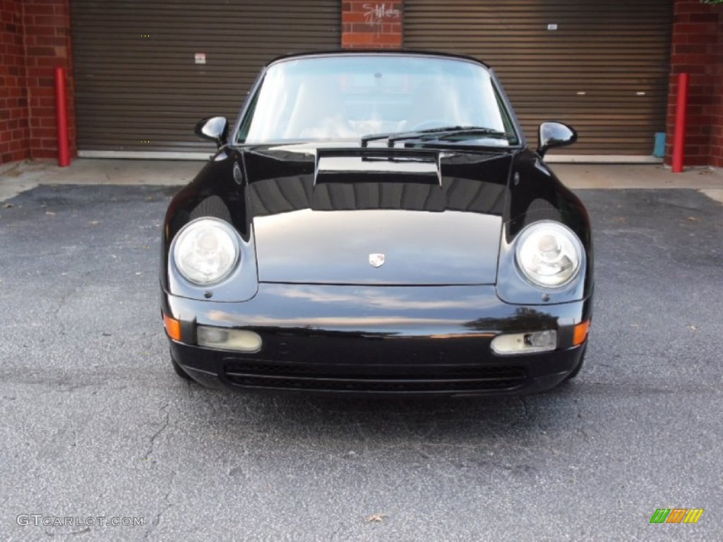 1995 911 Carrera Coupe - Black / Cashmere Beige photo #9