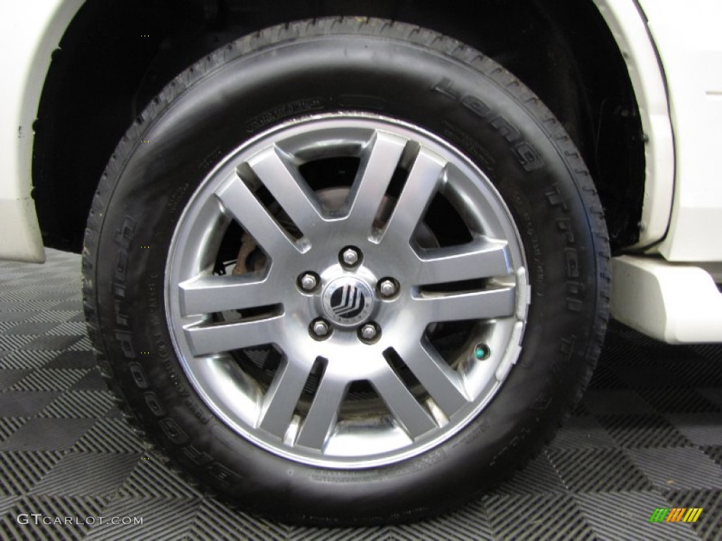 2009 Mercury Mountaineer Premier AWD Wheel Photo #85466990