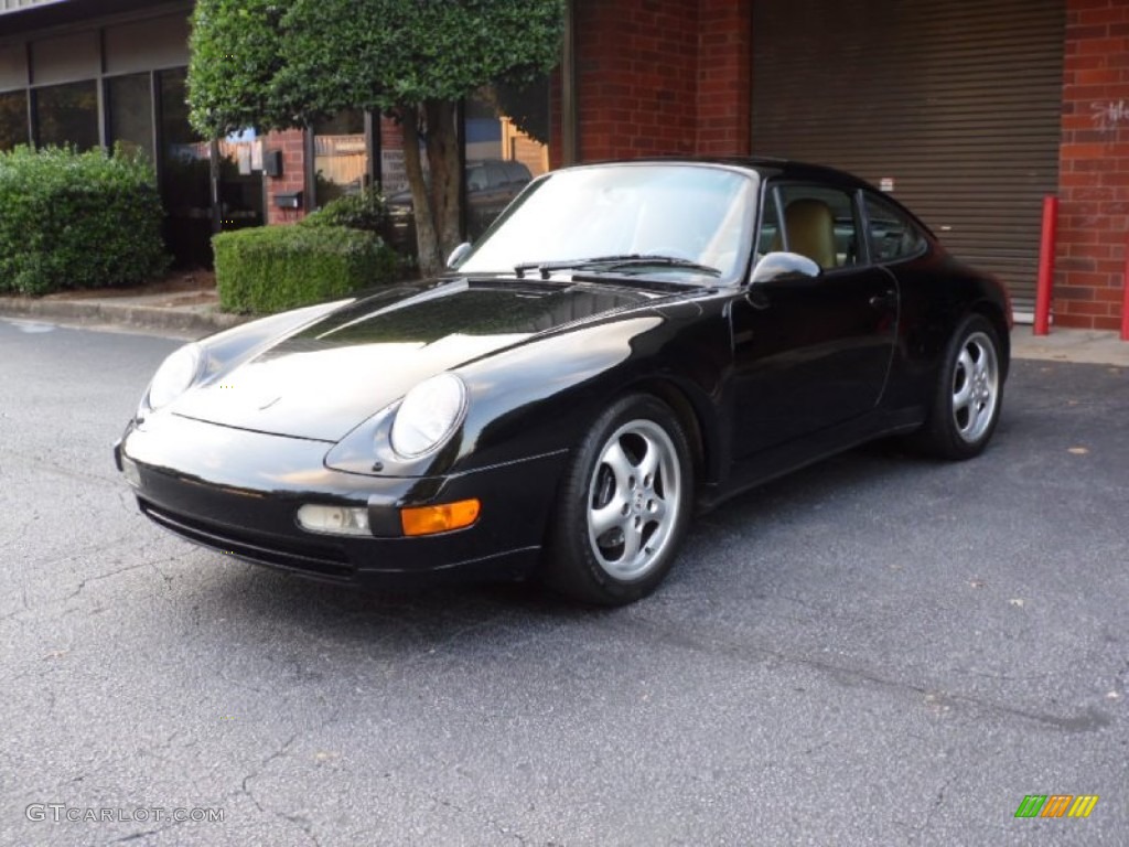 1995 911 Carrera Coupe - Black / Cashmere Beige photo #15