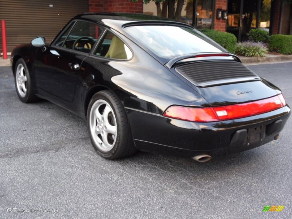 1995 911 Carrera Coupe - Black / Cashmere Beige photo #16