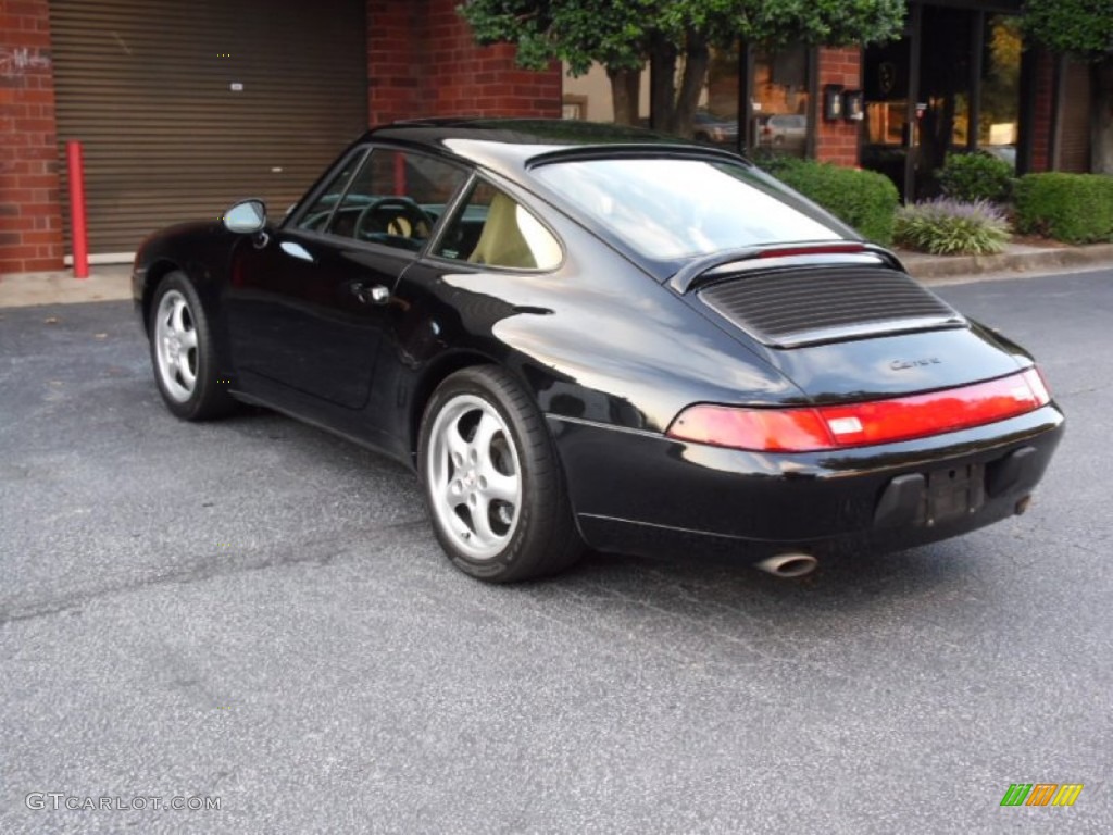 1995 911 Carrera Coupe - Black / Cashmere Beige photo #18