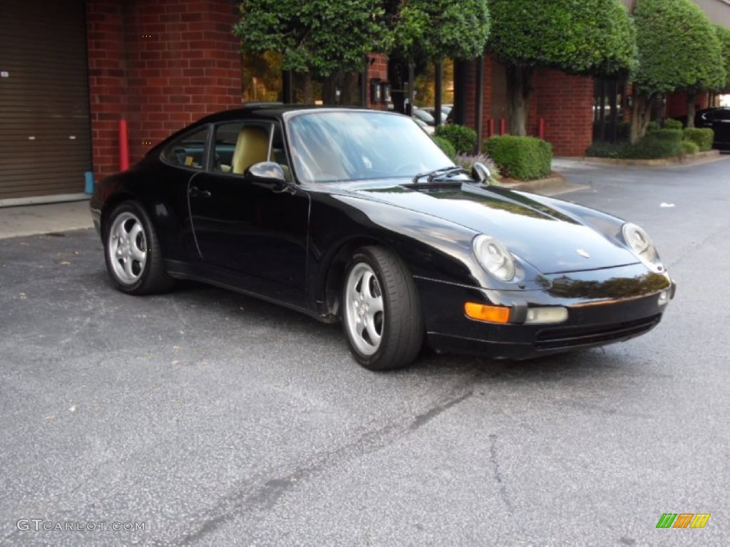 1995 911 Carrera Coupe - Black / Cashmere Beige photo #27