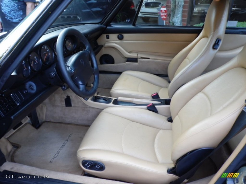 1995 911 Carrera Coupe - Black / Cashmere Beige photo #33