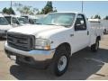 2003 Oxford White Ford F350 Super Duty XL Regular Cab 4x4 Commercial  photo #8