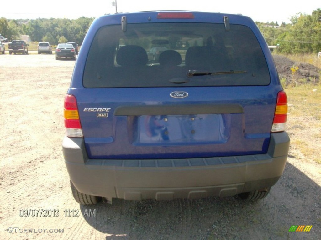 2005 Escape XLT V6 4WD - Sonic Blue Metallic / Medium/Dark Flint Grey photo #6