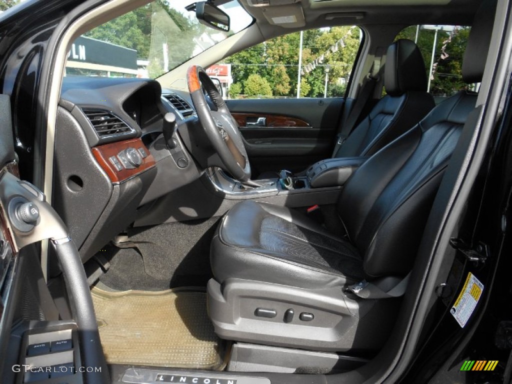 Charcoal Black Interior 2012 Lincoln MKX AWD Photo #85469219