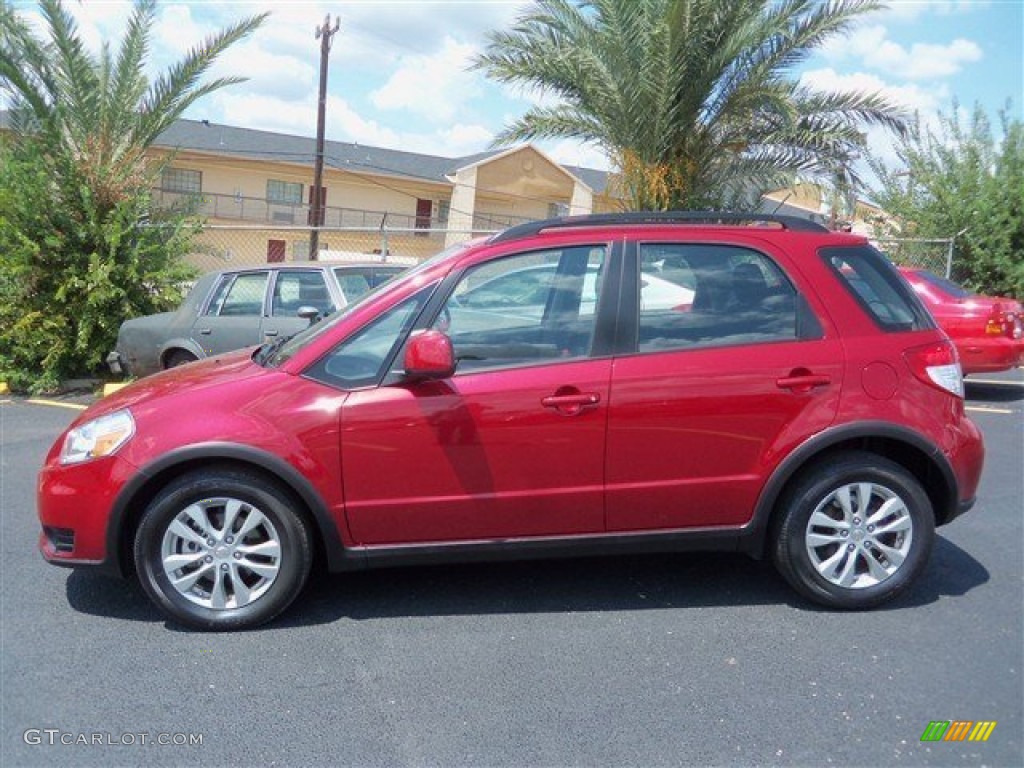 Ablaze Red Metallic 2013 Suzuki SX4 Crossover AWD Exterior Photo #85469261