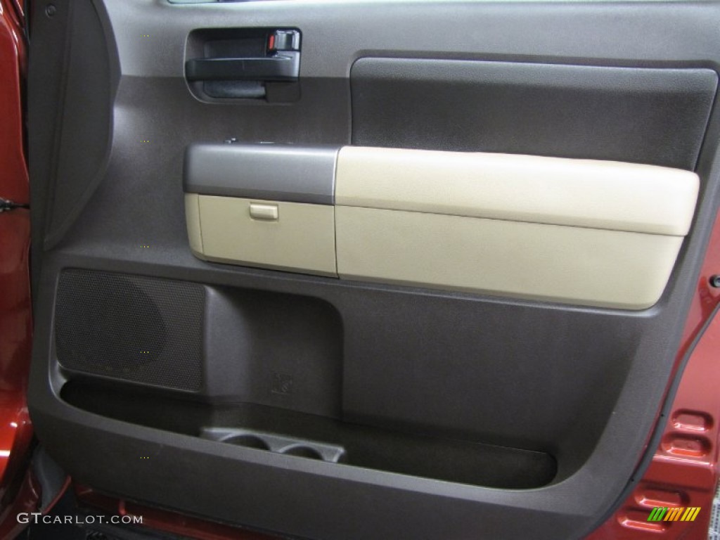 2010 Tundra SR5 CrewMax 4x4 - Salsa Red Pearl / Sand Beige photo #16