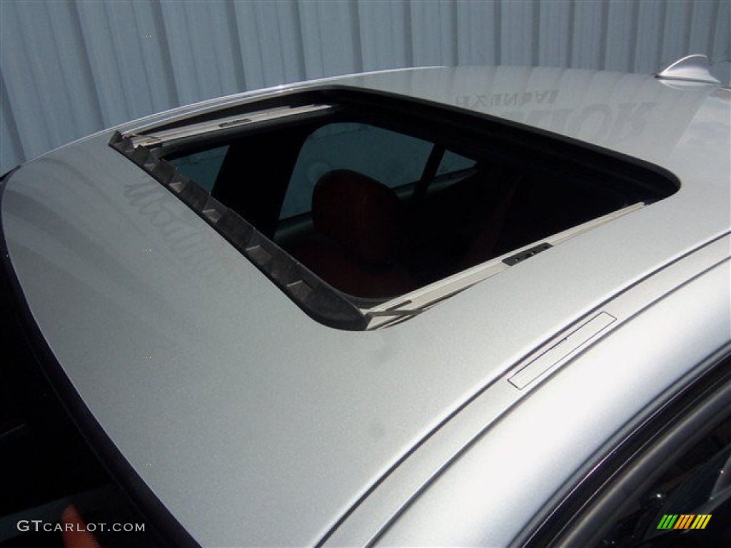 2011 3 Series 335i Sedan - Titanium Silver Metallic / Coral Red/Black Dakota Leather photo #7