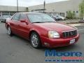 2004 Crimson Red Pearl Cadillac DeVille Sedan  photo #10