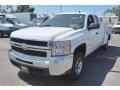 Summit White - Silverado 2500HD Work Truck Extended Cab 4x4 Utility Photo No. 7